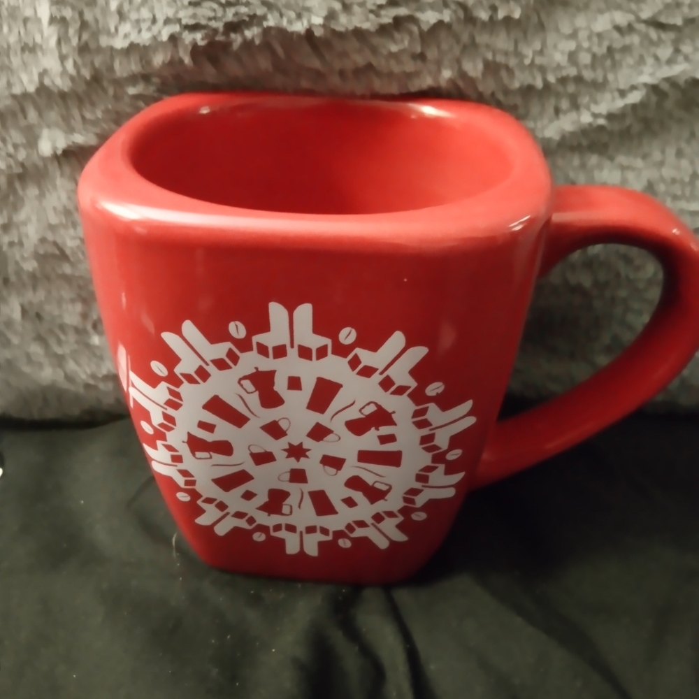 Christmas Starbucks Snowflake Holiday coffee mug
